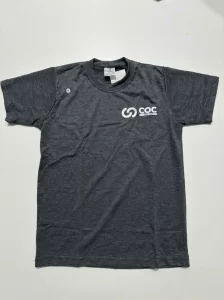 Camiseta M.C.Cinza Pv - uniforme Coc Vila Yara