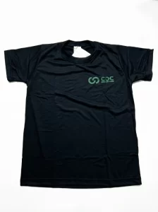 Camiseta M.C.Preta Pv - uniforme Coc Vila Yara