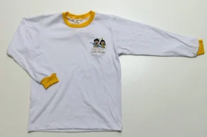 Camiseta Branca M.Longa - uniforme Curumim