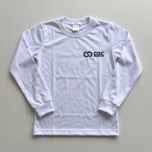 Camiseta Baby M.L.Infantil Branca - uniforme Coc Vila Yara