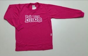 Camiseta M.L. Rosa - uniforme Colégio Bloom Barueri