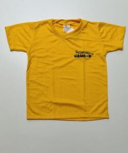 Camiseta M.C.Amarela - uniforme Pequenos Girassóis