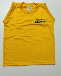 Regata Machao Amarela - uniforme Pequenos Girassóis