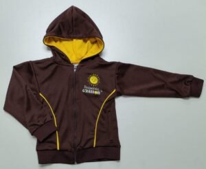 Blusão de Helanca Flanelado - uniforme Pequenos Girassóis